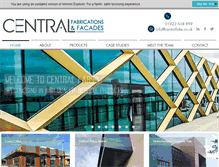 Tablet Screenshot of centralfabs.co.uk